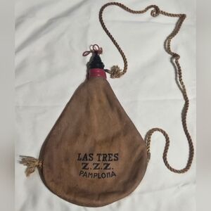 Las Tres Z.Z.Z Pamploma Leather Wine Bota